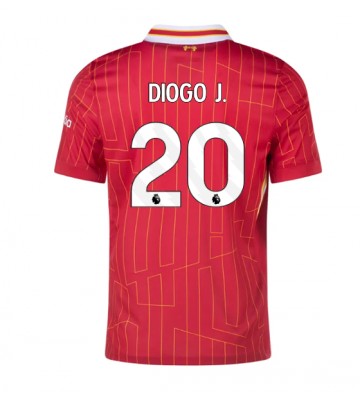 Liverpool Diogo Jota #20 Primera Equipación 2024-25 Manga Corta